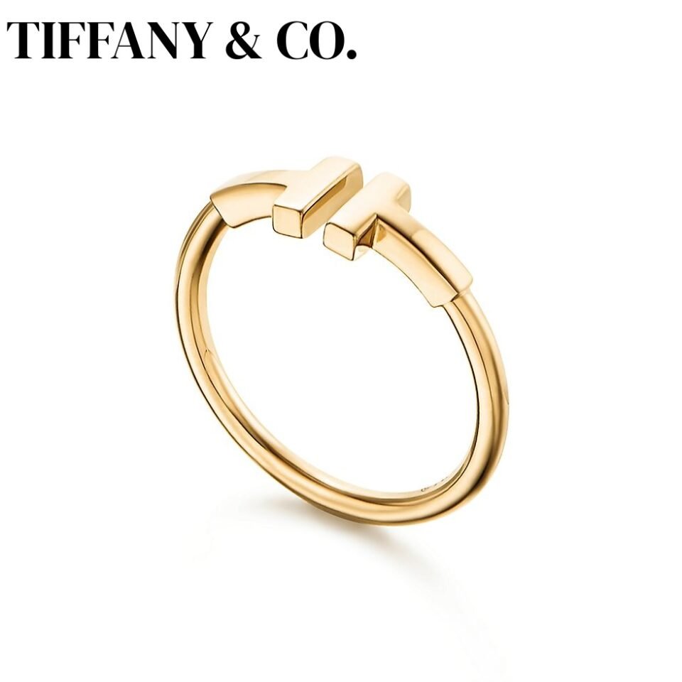 Tiffany T Series Coil Rings Gold