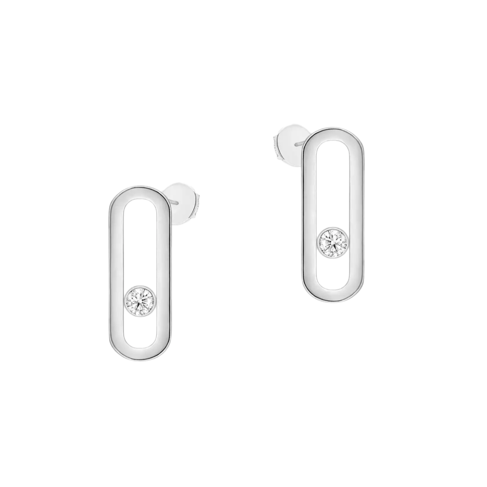 Messika Move Uno Earrings With 925 Sterling Silver
