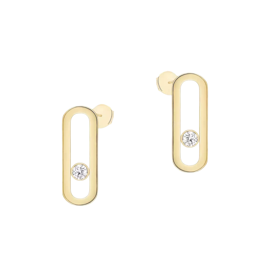 Messika Move Uno Earrings With Gold