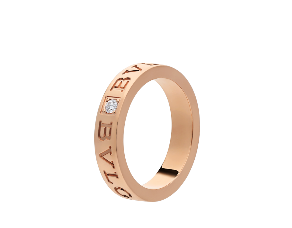 BVLGARI B. Zero1 series rings with diamond accents
