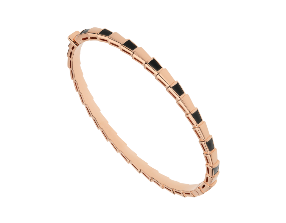 BVLGARI Serpenti Viper Series Bangles Black
